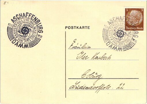 Shooting, Schiessen Aschafffenburg Damm SVG SCH.V.1888 Schützenbund 1838 Waffen Tiro a segno