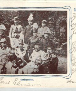 Shooting - Schiessen Schützen Schützenfest 1903 Hilscher Karte Dahme - Halensee  Weapons Waffen Tiro