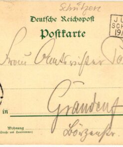 Shooting - Schiessen Jüterbog Schiessplatz 1896 nach Graudenz Reichspost GS SST, Weapons Waffen Tiro