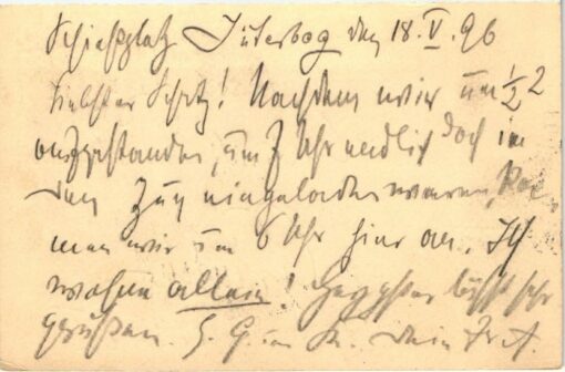 Shooting - Schiessen Jüterbog Schiessplatz 1896 nach Graudenz Reichspost GS SST, Weapons Waffen Tiro – Bild 2
