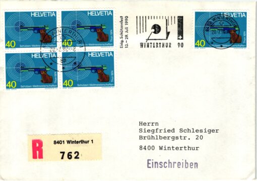 Shooting, Schiessen Schweiz Winterthur Eidg. Schützenfest 1990 Reko Weapons Waffen Tiro a segno