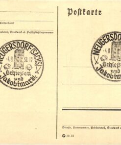 Shooting, Schiessen Neugersdorf Schießen und Jakobimarkt Fechten 1938 Weapons Waffen Tiro a segno