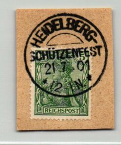 Shooting, Schiessen Heidelberg Schützenfest 1901 Weapons Waffen Tiro a segno