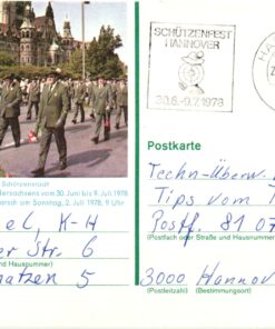 Shooting, Schiessen Hannover Schützenfest 1978 Schützen GS Weapons Waffen Tiro a segno