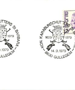 Shooting, Schiessen Karabijnschutters St. Barbara 1979 Gullegem Kleinkaliber, Weapons Waffen Tiro a segno
