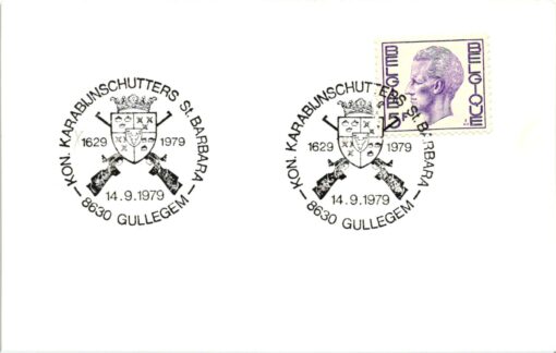 Shooting, Schiessen Karabijnschutters St. Barbara 1979 Gullegem Kleinkaliber, Weapons Waffen Tiro a segno