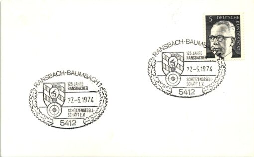 Shooting, Schiessen Ransbach Baumbach Schützengesellschaft 1974, Weapons Waffen Tiro a segno
