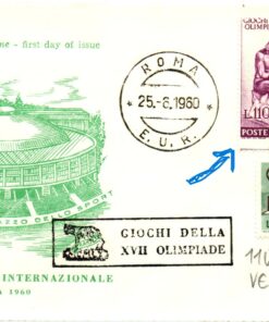 Italy, Roma 1960 Olimpiadi Pugilato dentellatura spostata, 3 FDC Olympic Games