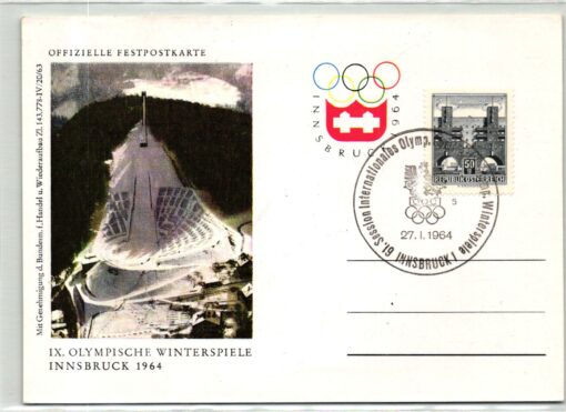 Austria - Innsbruck Berg Igls, 1964 Ski jumping, Session IOC Olympic Games