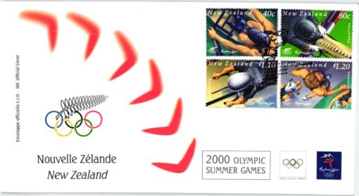 New Zealand - Sydney 2000 Cycling, Equestrian, Triathlon, Rowing, Bolaffi Olympic Games 