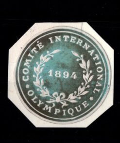 Comité International Olympique 1894, IOC CIO Olympic Poster stamp cinderella Vignette Sport Reklamemarke 