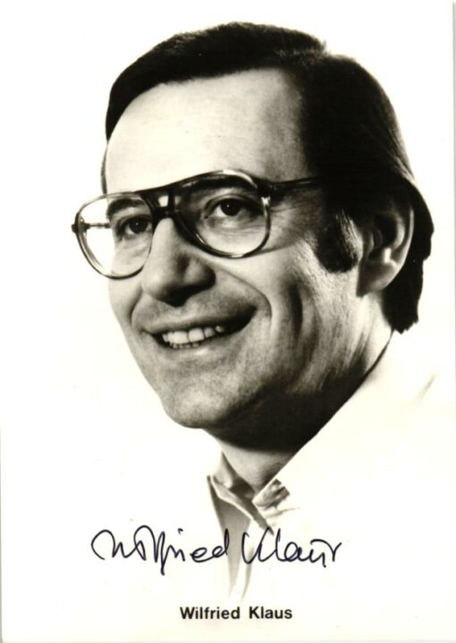 Wilfried Klaus (1941-) Autogramm Schauspieler, Lindenstraße, Ein Fall für zwei, Derrick