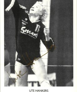 Ute Hankers (1965-) Autogramm deutsche Volleyball Spielerin