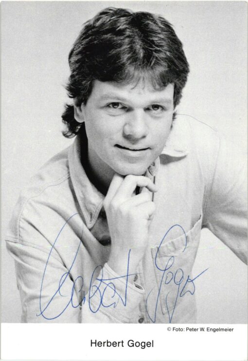 Herbert Gogel (1954-) Autogramm Sportjournalist