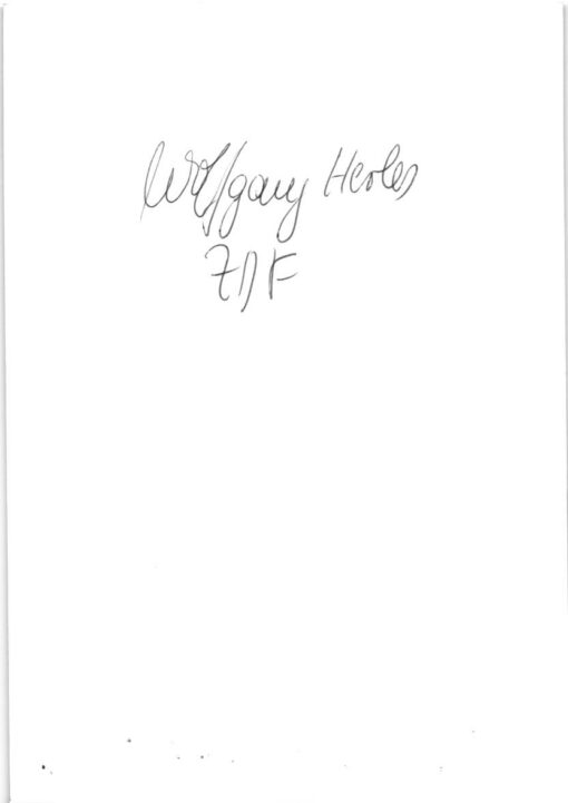 Wolfgang Herles (1950-) Autogramm Deutscher Journalist und Schriftsteller – Bild 2