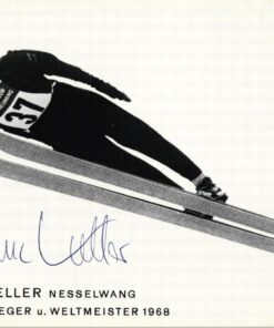 Franz Keller  (1945-) Autogramm Nordische Kombination, Skispringen, Olympiasieger Weltmeister 1968