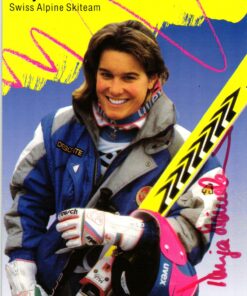 Tanja Steinebrunner (1968-) Autogramm Skisport Schweiz