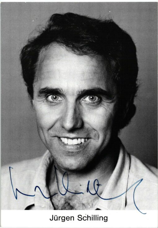 Jürgen Schilling (1949-) Autogramm deutscher Schauspieler