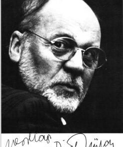 Hanns Dieter Hüsch (1925-2005) Autogramm  Kabarettist, Schriftsteller, Kinderbuchautor, Schauspieler, Liedermacher, Synchronsprecher und Rundfunkmoderator.