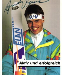 Andreas Bauer (1964-) Autogramm Skispringen Obersrdorf, Trainer, Kampfrichter