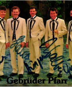 Gebrüder Pfarr () Autogramm Volksmusik