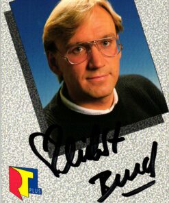 Burkhard Weber (1956-2020) Autogramm Deutscher Sportmoderator
