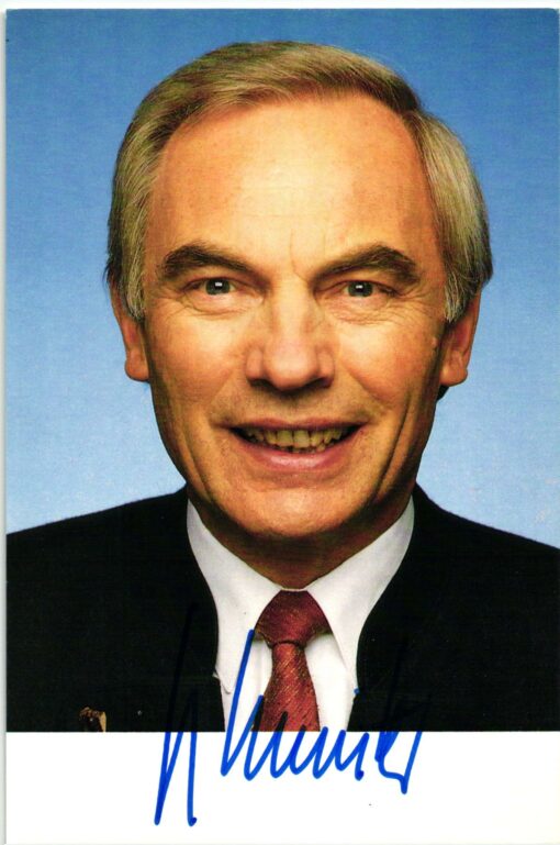 Georg Kronawitter (1928-2016) Autogramm Politiker SPD, Oberbürgermeister München