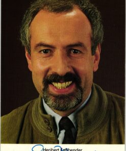 Heribert Faßbender (1941-) Autogramm deutscher Sportjournalist, ARD Sportschau, Fußball, Olympia