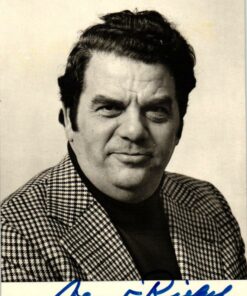 Werner Riepel (1922-2012) Autogramm deutscher Schauspieler, Sänger (Bass), Hörspiel- und Synchronsprecher.