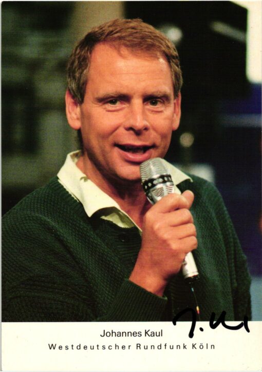 Johannes Kaul (1940-) Autogramm Journalist Autor WDR