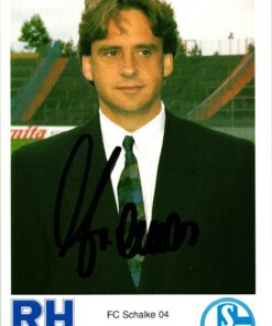 Helmut Kremers  (1949-) Autogramm Fußball, Schalke 04