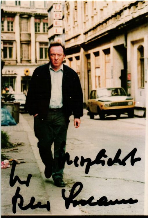 Peter Sodann (1936-) Autogramm Deutscher Schauspieler, Tatort, 