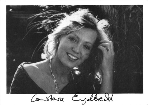 Costanze Engelbrecht (1950-2000) Autogramm deutsche Schauspielerin und Synchronsprecherin. Tatort, Derrick, Der Graf von Monte Christo