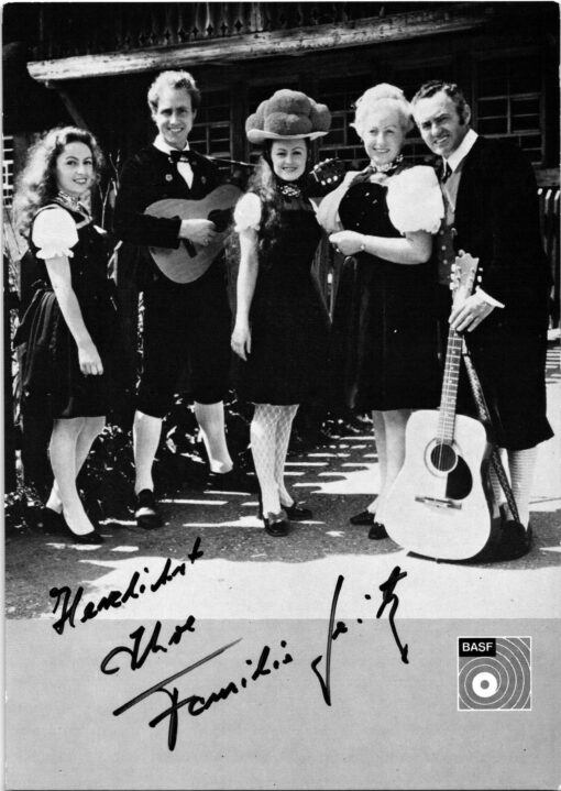 Schwarzwaldfamilie Seitz () Autogramm Volksmusik