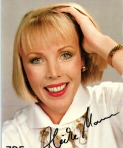 Heike Maurer (1953-) Autogramm deutsche Fernsehmoderatorin. 