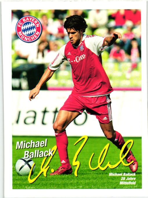 Michael Ballack (1976-) Zeitungsauschnitt Fußball, FC Bayern, Chelsea, Bayer Leverkusen, Nationalspieler