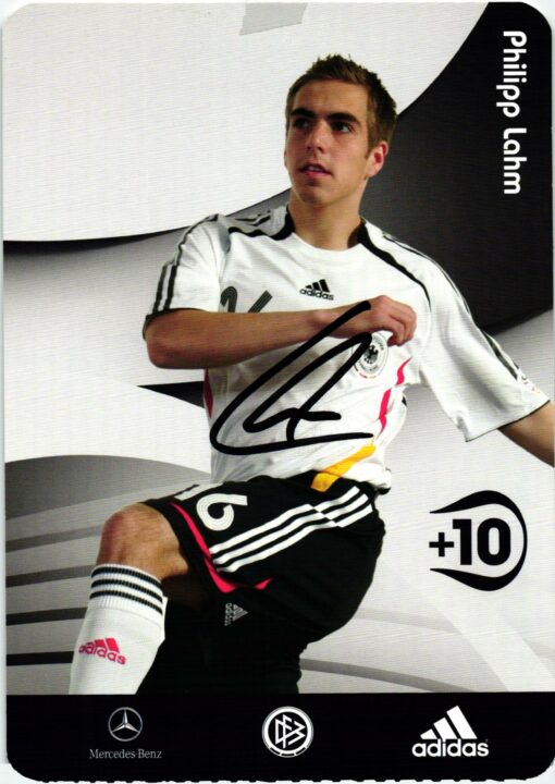 Philipp Lahm (1983-) Autogramm Fußball, FC Bayern, Nationalspieler