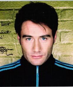 Sasha Schmitz (1972-) Autogramm aufgedruckt deutscher Popsänger.
