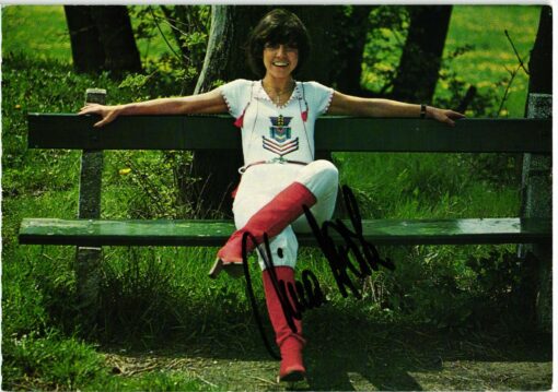 Tina York (1954-) Autogramm deutsche Schlagersängerin