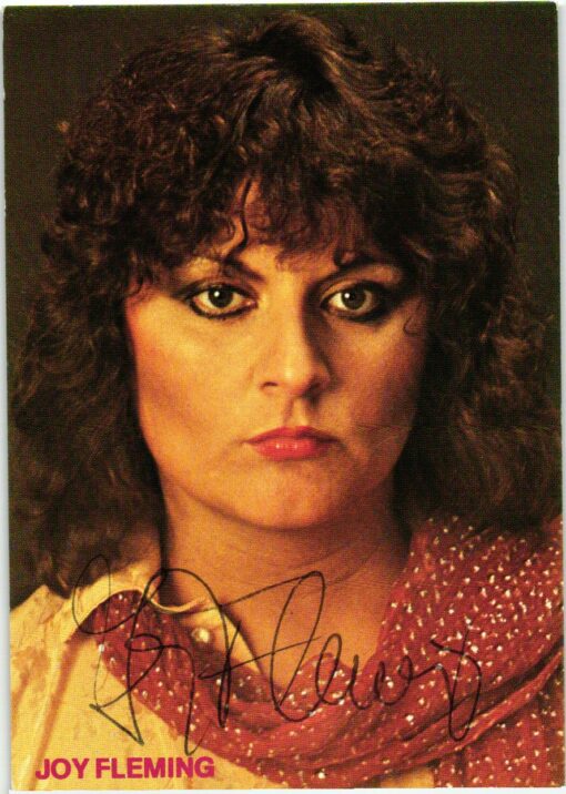 Joy Fleming (1944-2017) Autogramm deutsche Jazz-, Blues- und Schlagersängerin.