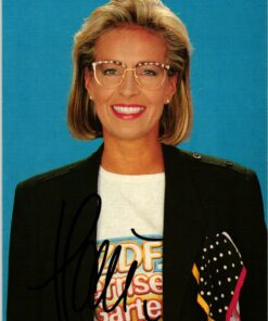 Ilona M. Christen (1951-2009) Autogramm ZDF Fernsehgarten, Moderatorin