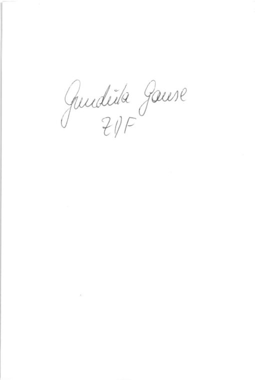 Gundula Gause (1965-) Autogramm deutsche Nachrichtenmoderatorin im ZDF. – Bild 2
