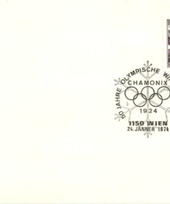 Austria - 1974 Wien Olympische Winterspiele 1924 Chamonix Olympic Winter Games