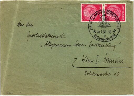 Germany - 1936 Berlin SST Pressehauptquartier UB e, Olympische Spiele, Olympic Games