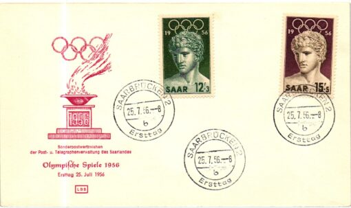 Saar - 1956 Saarbrücken, Olympische Spiele 1956 Melbourne Olympic Games