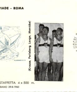 Italy - 1960 Roma Lago Albano, Kayak Olympische Spiele Roma, Olimpiadi, Olympic Games