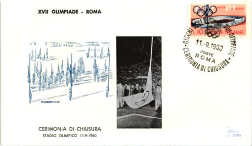 Italy - 1960 Roma Ceremonia di chiusura, Olympische Spiele Roma, Olimpiadi, Olympic Games
