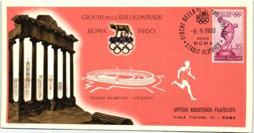 Italy - 1960 Roma Stadio olimpico Atletica, Leichtathletik Olympische Spiele Rom, Olimpiadi, Olympic Games