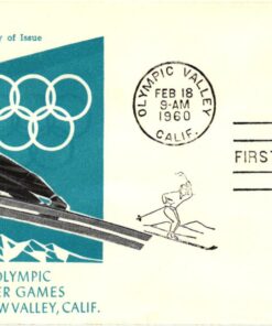 USA - 1960 Olympic Valley FDC Ski jumping, Olympische Spiele, Olimpiadi, Olympic Winter Games
