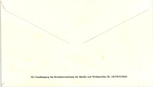 Austria - 1963 Wien Ski Ice Skating, Hockey  Luge Olympische Winterspiele 1964 Innsbruck 5 Briefe Olympic Winter Games – Bild 3